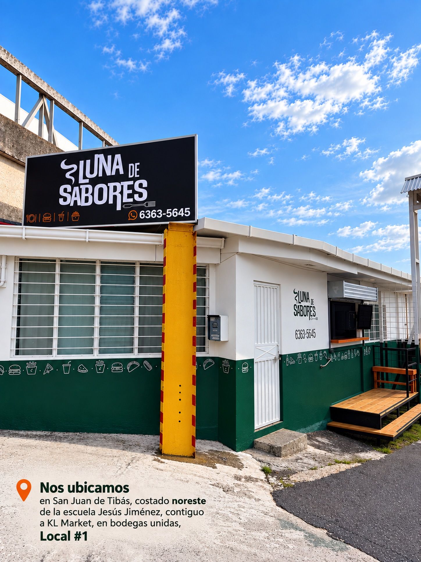 El local de Luna de Sabores en San Juan de Tibás